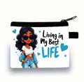 Living My Best Life Mini Coin Wallet
