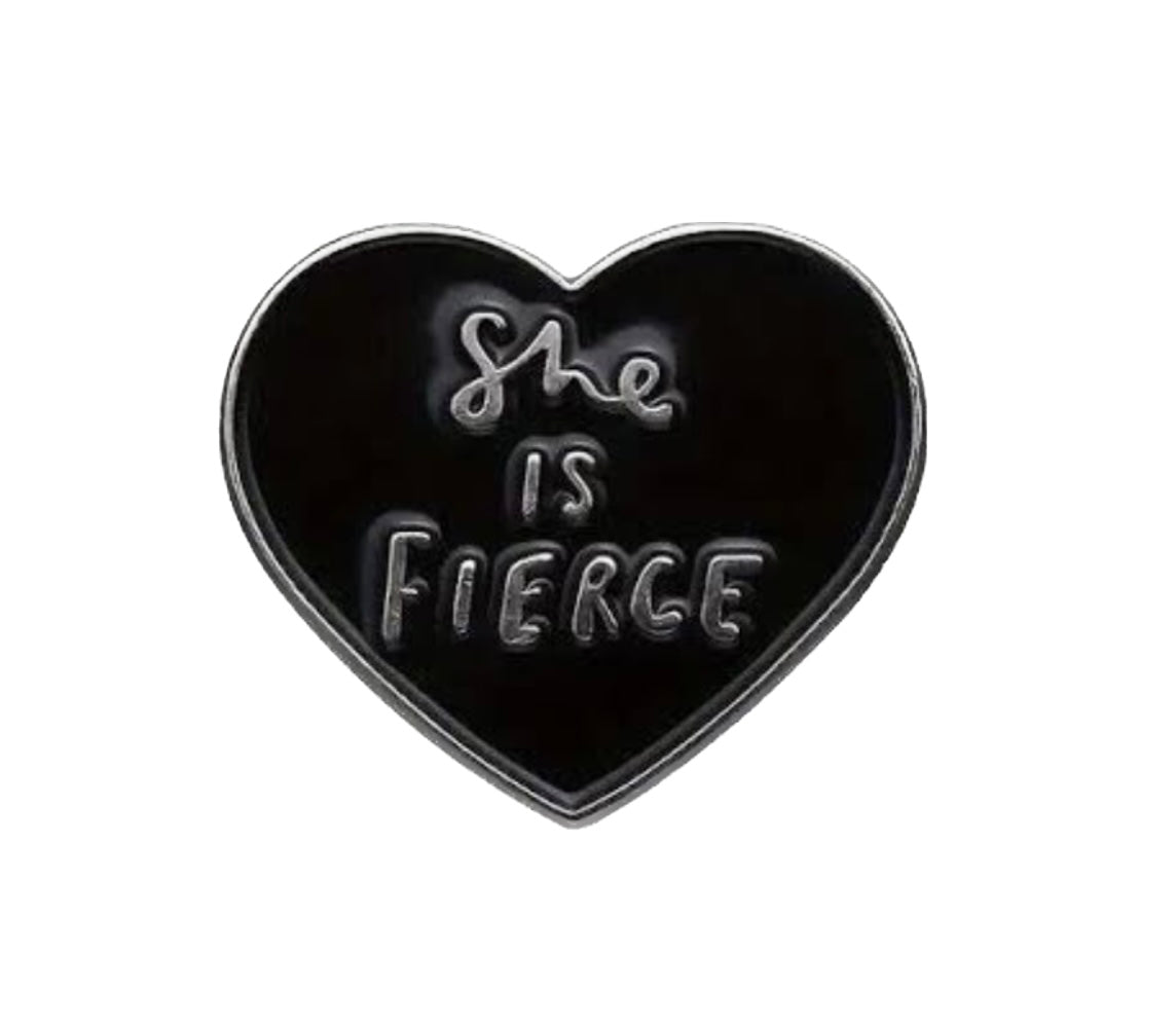She Is Fierce Enamel Pin