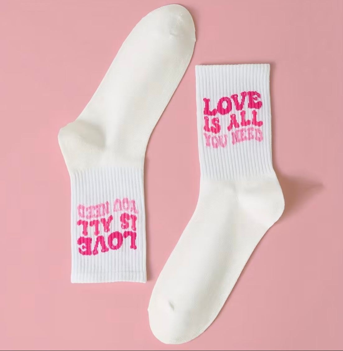 Love Is All You Need Graphic Socks | Slay Girl Co