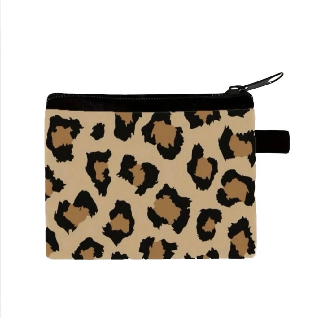Wild Side Leopard Coin Wallet