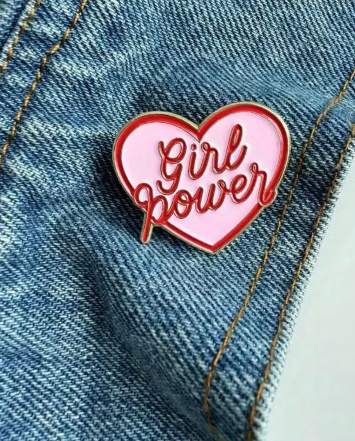 Girl Power Enamel Pin