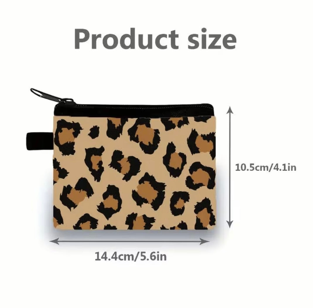 Wild Side Leopard Coin Wallet