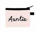 Auntie Heart Script Mini Coin Wallet