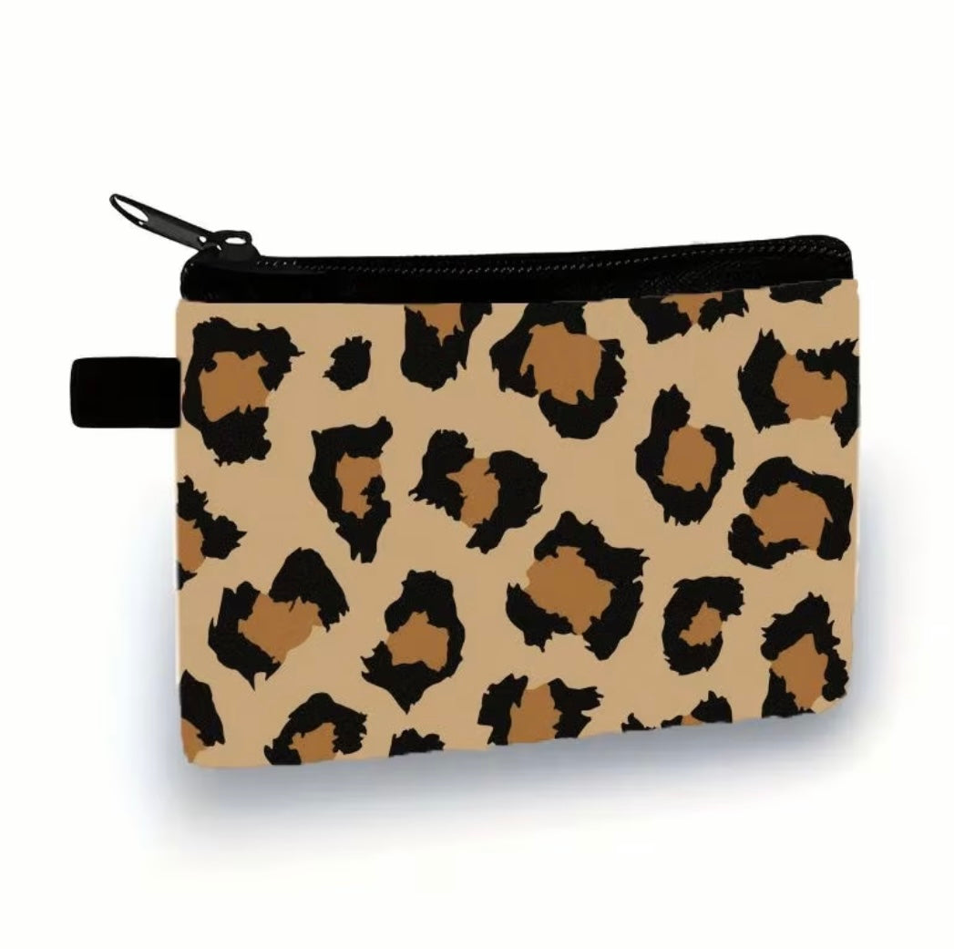 Wild Side Leopard Coin Wallet